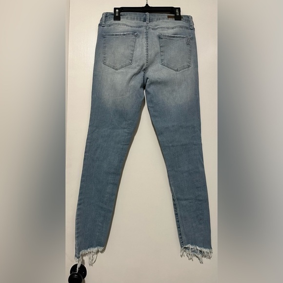 Articles of Society light wash raw hem jeans size 27 - Picture 2 of 6